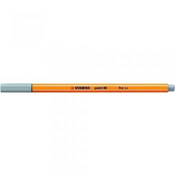 Rotulador stabilo punta de fibra point 88 gris azulado claro 0,4 mm