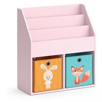 Vicco Bücherregal für Kinder Luigi, Rosa, 72 x 79 cm