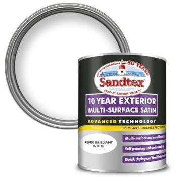 Sandtex 10-Year Exterior Multi-Surface Satin Paint