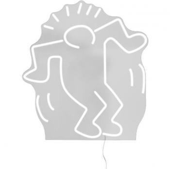 Néon Yellow Pop Dancing Man – Neon LED H49 cm, Blanc