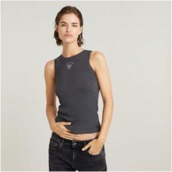 G-Star Petrol Ribbed Racerback Top for Women L