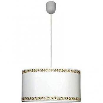 Cenefa Colgante Blanco/Marrón 1xe27