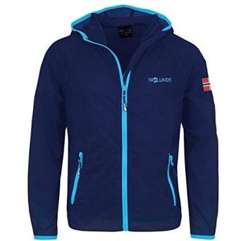 Giacca da Running Trollkids Blu Navy