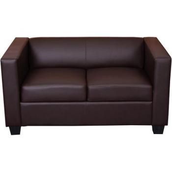 MCW Lille Sofa, 2-Sitzer, Kunstleder ~ braun