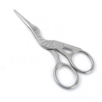 Ciseaux de broderie 12 cm en acier inoxydable doré rose