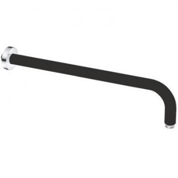 Bras de douche Kludi A-qa 400 mm noir mat/chromé