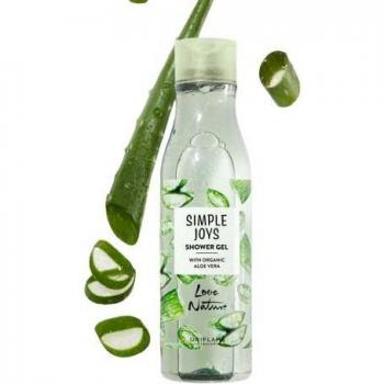 Gel de Ducha Orgánico Love Nature con Aloe Vera