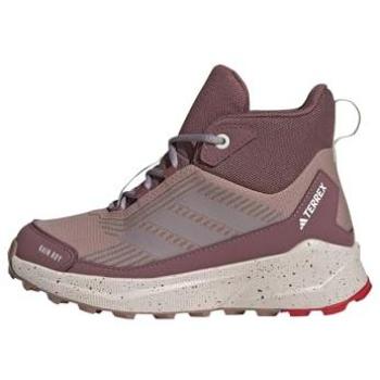 Adidas Terrex TrailMakers 2 Mid Waterproof Kids Trek Shoes Warm Clay – Preloved Fig – Pure Ruby UK 13K Unisex Variant
