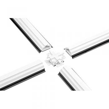 Barres de verre PVC blanc 1 mètre