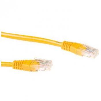 ACT Yellow 2 m CAT6 Patchkabel (U/UTP) – RJ45‑Connector