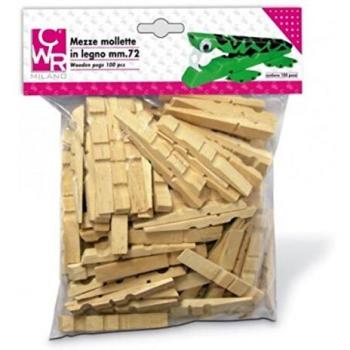 MEZZE MOLLETTE IN LEGNO MM. 72