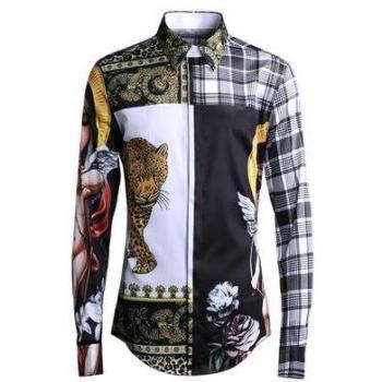 Colgante Camisas de Hombre: Manga Larga, Talla XL, Diseño Casual