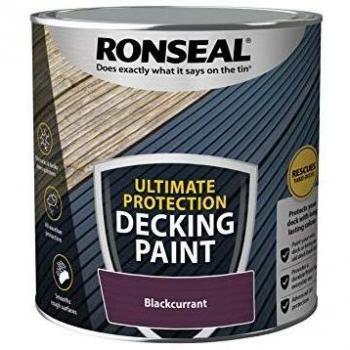RONSEAL ULTIMATE DECKING PAINT BLACKCURRANT 2.5L