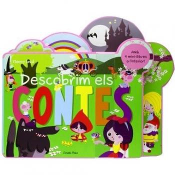 Descobreix els contes: Amb 4 mini-llibres a l´interior! (Tapa dura).