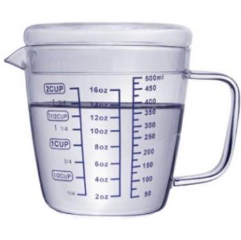 Vaso medidor de cocina para dieta infantil