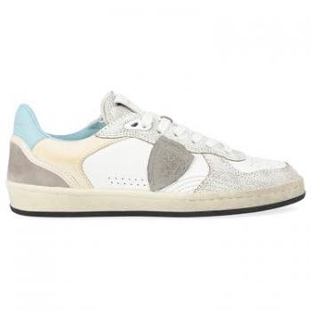 Philippe Model Sneakers Blanches et Ciel