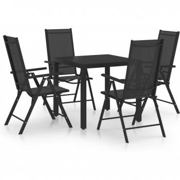 Meuble Extérieur 5‑pièces – Cuisine d’Extérieur Noir