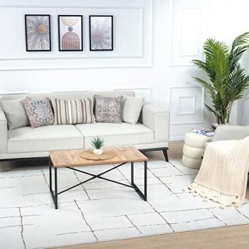 Surya Prague Modern Boho Scandinavian Area Rug 160 x 213 cm