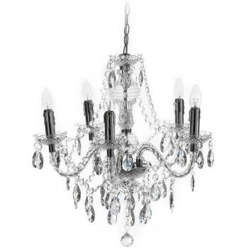Lampadario Boston 5 Luci di Trasparenza – Wink Design