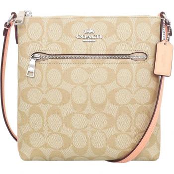 Coach Mini Rowan File Crossbody – Beige Ladies’ Edition