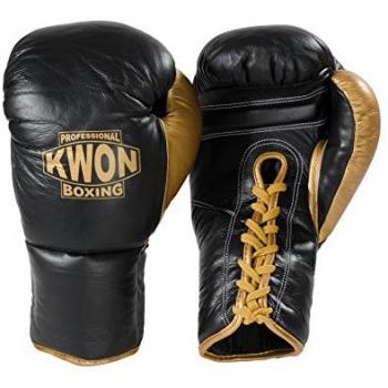 Gants de boxe Kwon en cuir à lacets