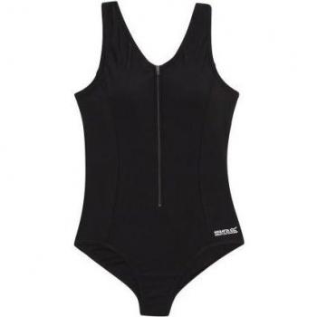 Traje de baño negro de una pieza Wakefield para mujer Regatta