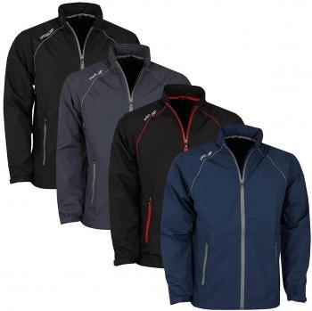 Proquip Veste de golf homme imperméable légère Nevtec 2024 Noir/rouge L