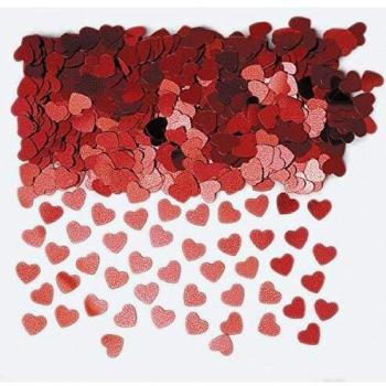 Herz Konfetti rot 14g