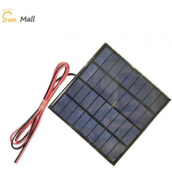 9V 2W 222mA Solar Cell Panel (115x115mm)