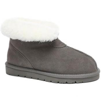 EVER AU Women's Grey Owl Slippers