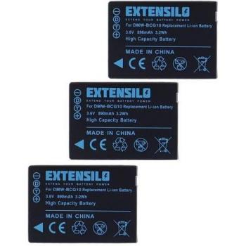 Lumix DMC-TZ Serie Batteriezusatz – 890 mAh, 3,6 V (TZ31/TZ36/TZ6/TZ7/TZ8/TZ9/Zs10)