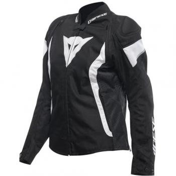 Dainese Avro 5 Damen Motorradjacke Schwarz Weiß 40