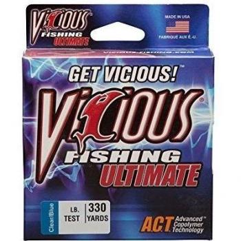 Red Vicious Ultimate Línea de Pesca, 330 Yards, Azul Claro