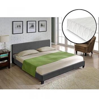 Lit Rembourré Polyester 140x200 cm Design Corium