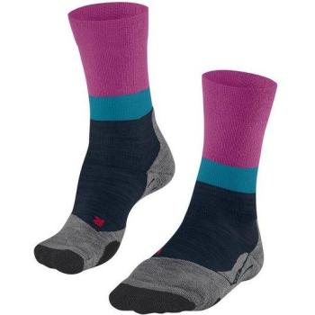 Falke TK2 Adventure Women’s Trek Socks – 8-9, Deep Blue Wool