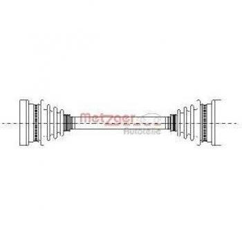 METZGER 7210026 Antriebswelle für Nutzfahrzeuge