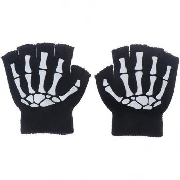 Mitaines tricotées « Hiver Lumineux »
