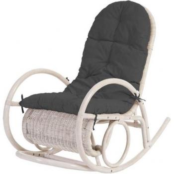 MCW Schaukelstuhl Queluz mit dicker Knopfsteppung