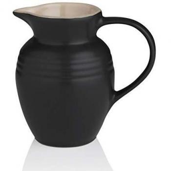 Le Creuset Black Stoneware Breakfast Jug, 600 ml, 550 g
