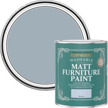 Blue Sky Durable Matte Furniture Paint – 750 mL