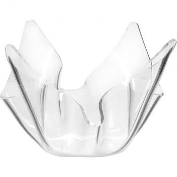 Vaso trasparente Drappeggi 21x14x17 cm