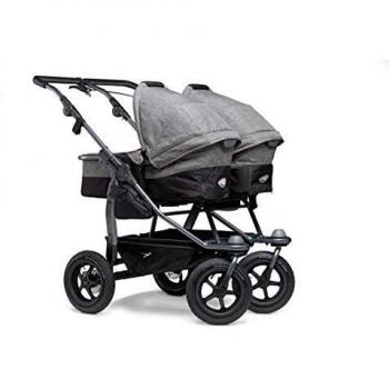 Poussette Double Buggy TFK Duo avec Roues Pneumatiques (Rouge)