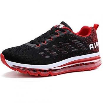 Women’s Red/Black Outdoor Fitness Trainers, Size 40 EU – Breathable Running Shoes