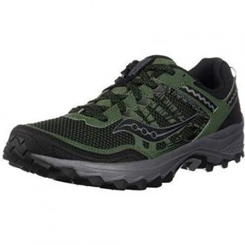 Herren Saucony Grid Excursion TR12 Trailrunning‑Sohle EU 42,5 – Grün/Schwarz