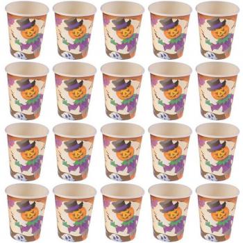 20Pcs Disposable Halloween Party Cups
