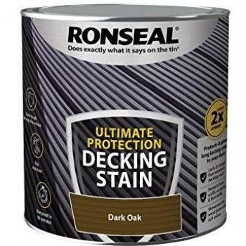 Ronseal Ultimate Decking Stain in Dark Oak, 2.5 litres