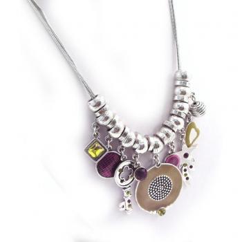 Collier Luxe 'Lumière' – Vert Violet