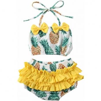 Bikini imprimé ananas pour bébé