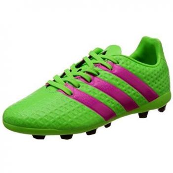 Adidas Ace 16.4 Fxg J Scarpe da calcio allenamento, Bambini e ragazzi, Multicolore (Verde / Rosa / Nero)