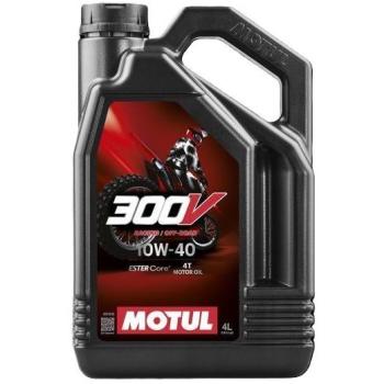 Huile moteur haute performance Motul 300V 10W40 4L